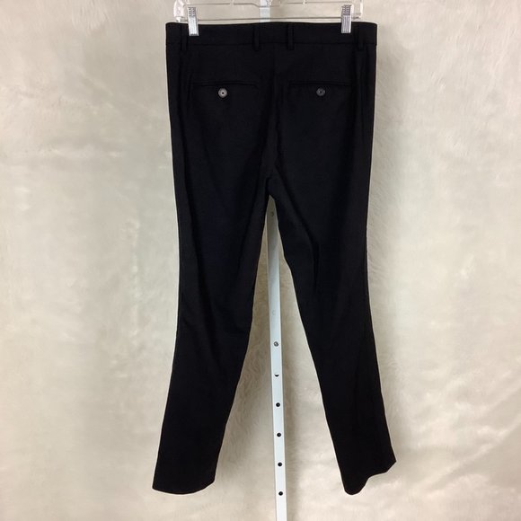 Vince Black Wool Blend Side Strapping Pants 8 - Picture 3 of 7